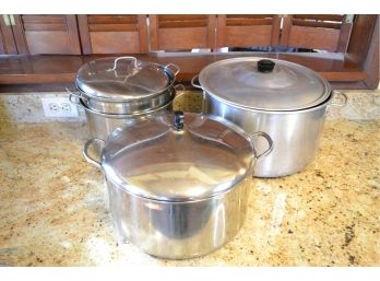 Three Large Pot Lot