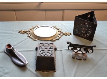 Cast Iron/Metal/Mirror Lot