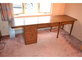 Long Wood Desk