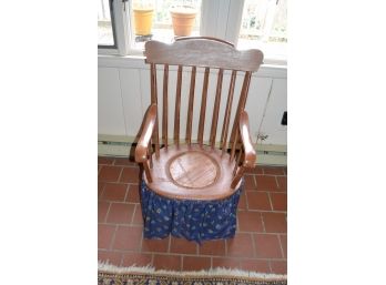 Vintage Commode Chair