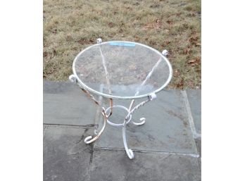 Round Wrought Iron Table