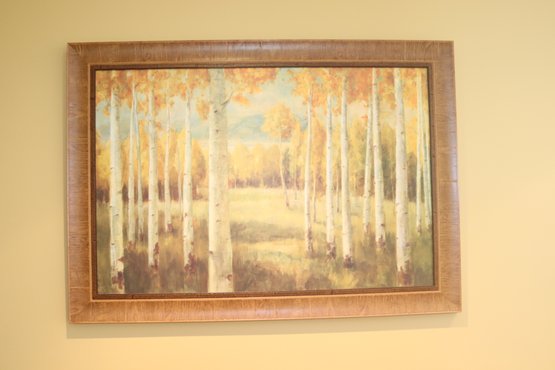 Framed Birch Tree (B-23)