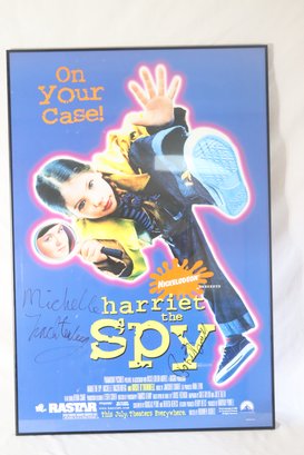 Framed Harriet The Spy Movie Poster Signed By Rosie O'Donnell &  Michelle Trachtenberg Nickelodeon