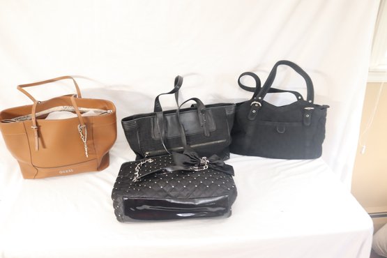 Assorted Totebag Handbags: Guess, Calvin Klein & More!!!