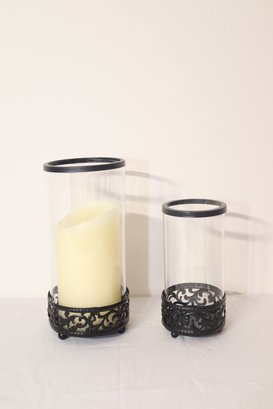Hurricane Glass Shade  Candle Lamps