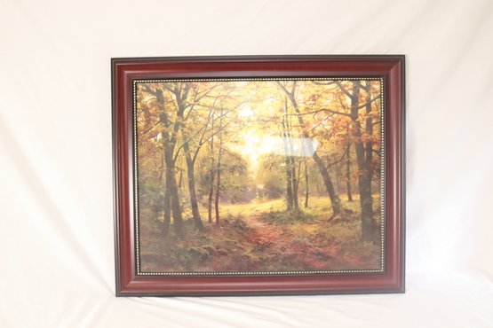 Path In The Woods Framed  (B-98)