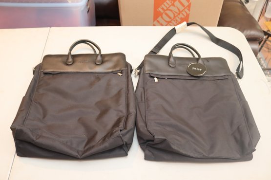 Pair Of Black Milano Series Tote Bags