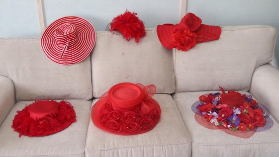 The Red Hats! Elsie Massey, Deborah, San Diego Hat Co, Red Hat Society (C-4)