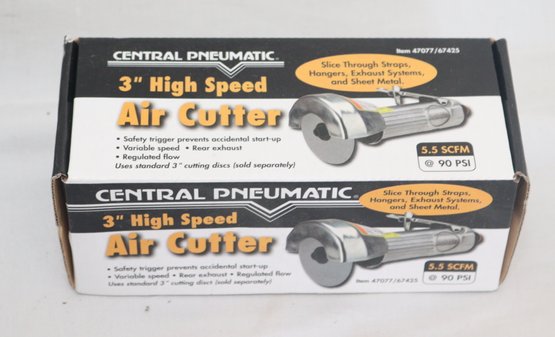 Central Pneumatic 3' High Speed Air Cutter NEVER USED!  (D-1)