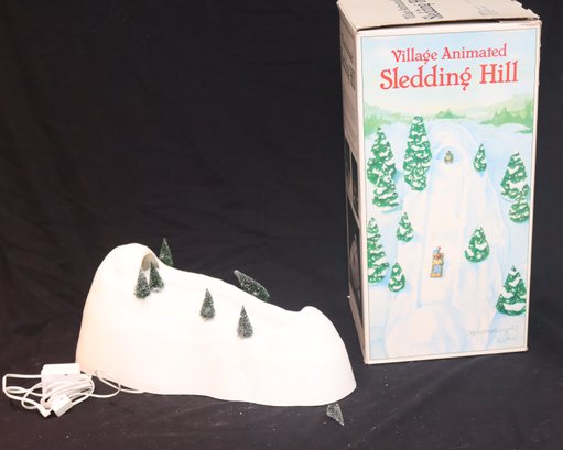 Department 56 Village Animated Sledding Hill Christmas Holiday Decor (E-21)