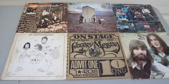 The Who & Loggins & Messina Record Lot (a-20)