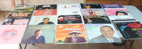 Vintage Vinyl Record Lot: Oklahoma, Xanadu, Edie Gorme And More!  (S-7)