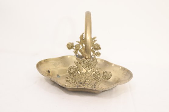 Brass Tray Made In Italy (M-72)