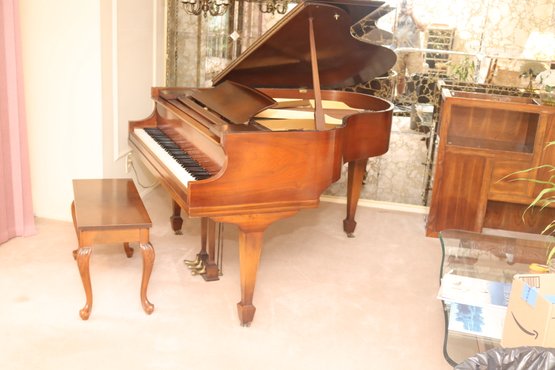 Antique Billings & Co. Baby Grand Piano C. 1920's