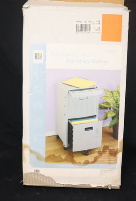New In Box File Cabinet With Stationary Storage