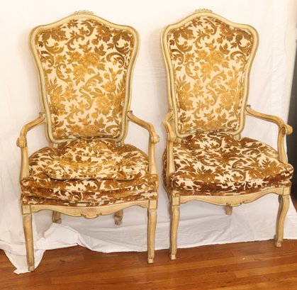 Pair Of Antique Armchairs (A-83)
