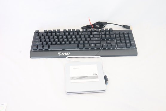 MSI Keyboard And USB CD Drive (M-48)