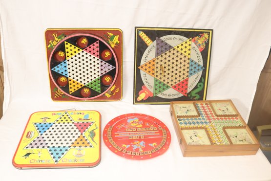 Vintage Chinese Checkers Games & More (B-38)
