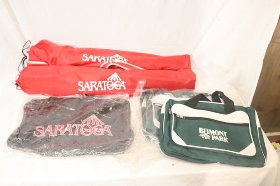 Saratoga Raceway Chairs And Duffle Bag Belmont Park Duffle Bags (B-87)
