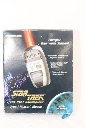 Star Trek The Next Generation Type 1 Phaser Mouse Federation Issue 1997 New