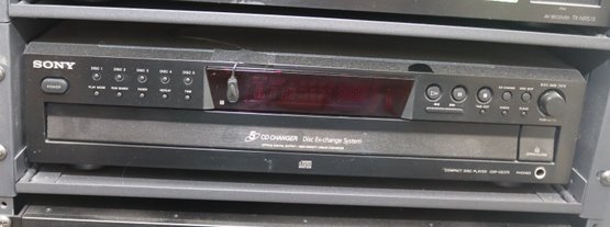 Sony CDP-CE375 5 Disc CD Changer W/ Remote (L-74)