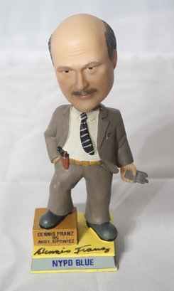 Signed Dennis Franz NYPD Blue Sipowicz Autographed Bobblehead