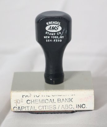 Capital Cities/ ABC Chemical Bank Deposit Stamp (E-72)