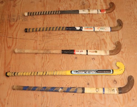5 Field Hockey Sticks STX, Sport Craft (I-37)