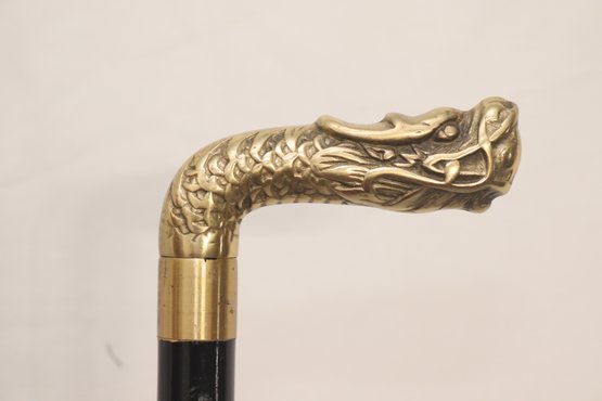 Brass Dragon Sword Cane (A-26)