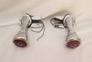 1933-36 Ford Blue Dot Tail Lights With Brackets (A-50)