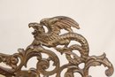 Vintage Brass Chinese Dragon Floor Lamp (A-55)