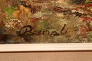 Framed Vintage Signed Oil Painting Signed Benal