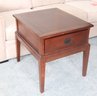 Wood End Table W/ 1 Drawer