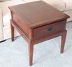 Wood End Table W/ 1 Drawer