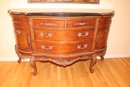 Thomasville Marble Top Dining Room Sideboard Buffet (M-1)