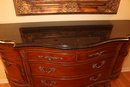Thomasville Marble Top Dining Room Sideboard Buffet (M-1)