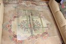 Vintage Pace Mid Century Brass And Glass Coffee Table (V-2)