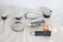 Assorted Harley-davidson Motorcycle Chrome Gas Caps Pegs And More (D-19)