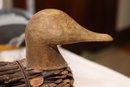 Hand Crafted Wooden Branch Duck Decoy V-18)