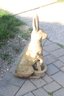 Cement Easter Bunny Statue