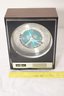 Vintage MCM Howard Miller Quartz Operated World Time Clock #622-340 (A-30)