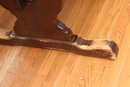 Vintage Wooden Dining Table With 2 Leaves (A-42)
