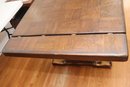 Vintage Wooden Dining Table With 2 Leaves (A-42)