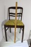 Set Of 3 Antique Dining Chairs With 2 Pillows (A-45)