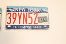 PAIR OF NY MOTORCYCLE LICENCE PLATES (H-21)