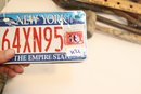 PAIR OF NY MOTORCYCLE LICENCE PLATES (H-21)