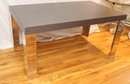 Chrome Leg Expandable Dining Room Table