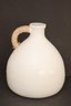 White Ceramic Jug Vase With Rope Handle (J-9)