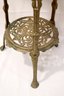Vintage Pair Of Brass 3 Tiered Plant Stands (M-12)