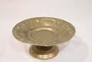 Vintage Brass Compote (M-16)